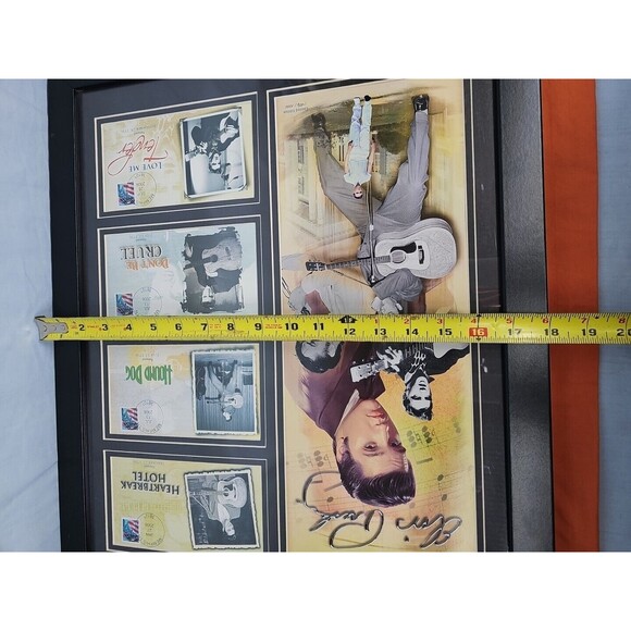 Elvis Presley’s 2006 Stamps Framed #1 Hits 50th Anniversary USPS 22'' x 18'' - Picture 11 of 11